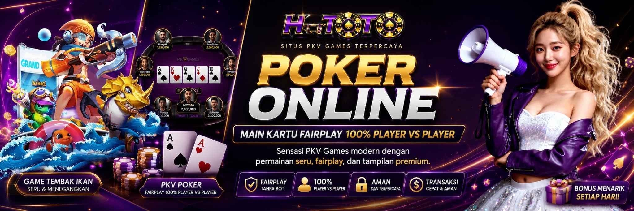 HQTOTO Poker Online - Main Kartu Fairplay 100% Player vs Player
